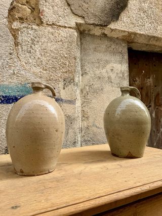 Mostrador/armario roble francés antiguo