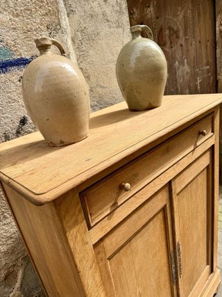 Mostrador/armario roble francés antiguo