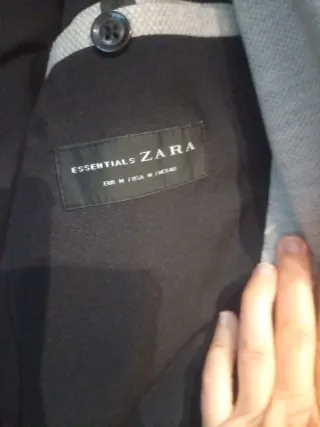 Americana Zara Hombre Gris