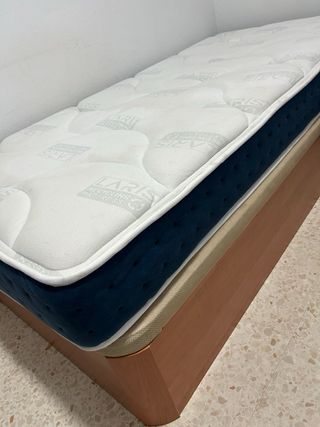 Cama 90x190 con canapé poco uso