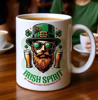 Tazza Irish Spirit con St. Patrick