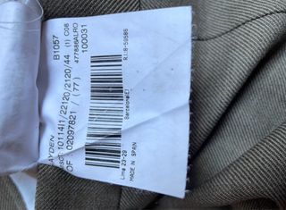 Pantalón Burberry London Pinzas Beige Vintage