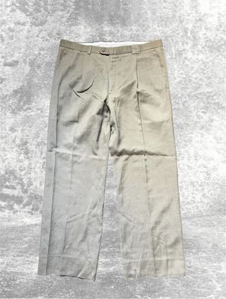 Pantalón Burberry London Pinzas Beige Vintage
