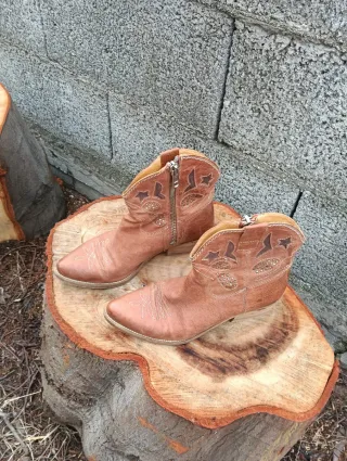 Stivali Camperos Vintage Marroni