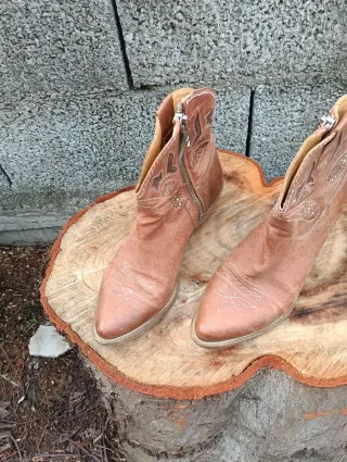 Stivali Camperos Vintage Marroni