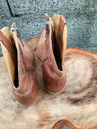 Stivali Camperos Vintage Marroni