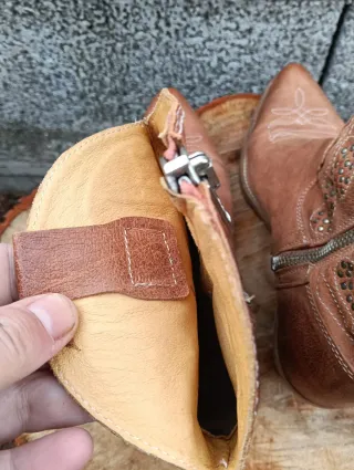 Stivali Camperos Vintage Marroni