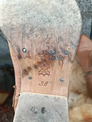 Stivali Camperos Vintage Marroni