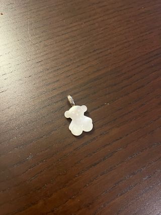 Colgante Tous Nacar Oso Blanco