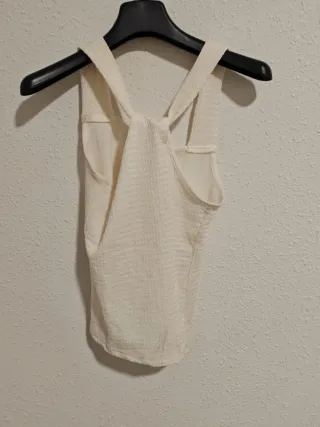 Top Dazy beige texturizado Talla L