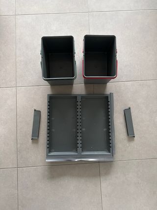 Set di 2 bidoni della spazzatura da 12L ciascuno