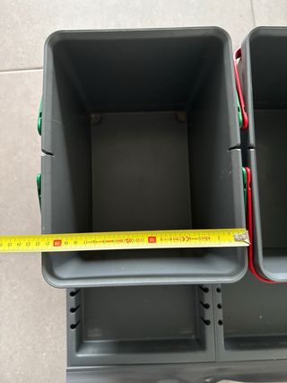 Set di 2 bidoni della spazzatura da 12L ciascuno