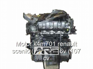 Motor K4M701 Renault Scenic 1.6 16V gasoli