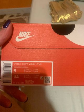 Scarpe Nike court vision Marroni e Bianche