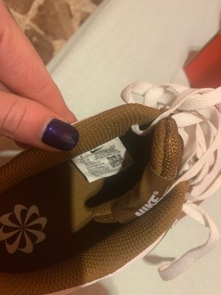 Scarpe Nike court vision Marroni e Bianche