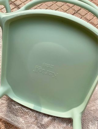 Set 2 Sedie Kartell mod. Generic C Verde Acqua
