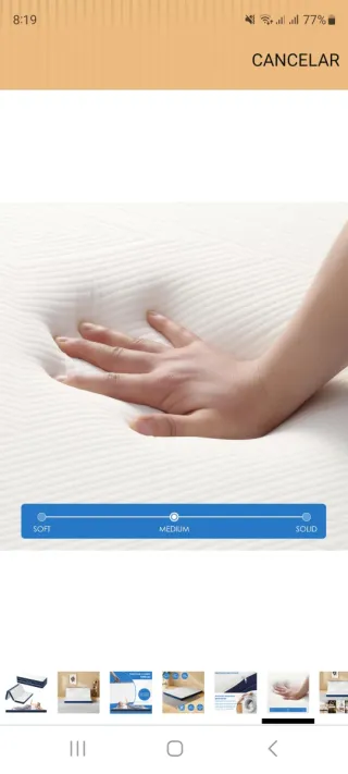 Colchón 140cm plegable nuevo con funda