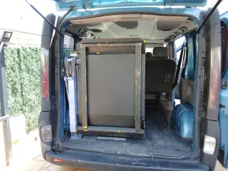 Rampa minusválido hidráulica electrica