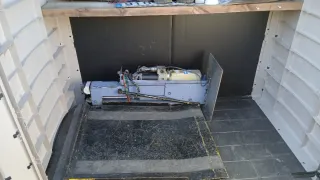 Rampa minusválido hidráulica electrica