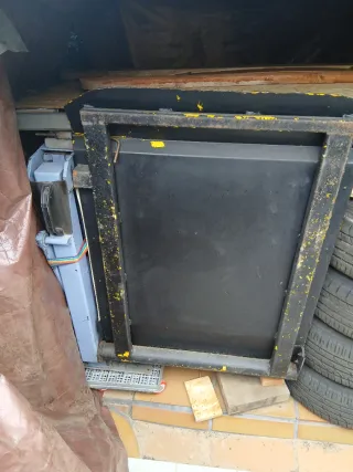 Rampa minusválido hidráulica electrica