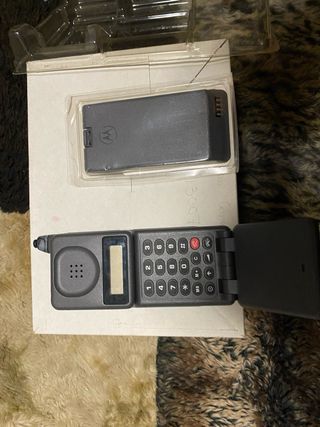 Teléfono Móvil Motorola Antiguo Gris