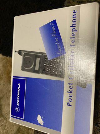 Teléfono Móvil Motorola Antiguo Gris