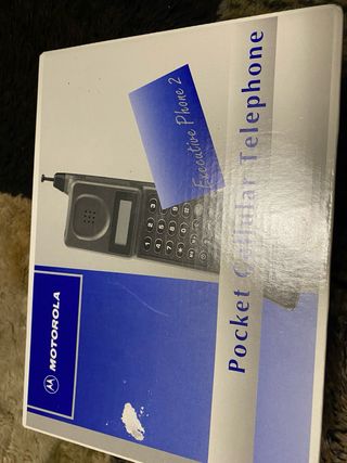 Teléfono Móvil Motorola Antiguo Gris