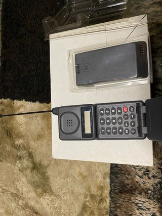 Teléfono Móvil Motorola Antiguo Gris