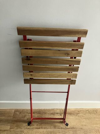 Sillas de exterior plegables madera y metal