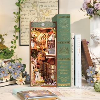 Maqueta Book Nook Versos Shakespeare con Luz