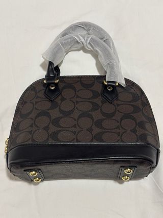 Bolso Coach Sierra Marrón y Negro