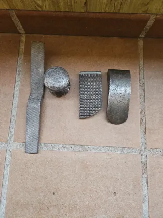 Juego 3 tases y lima chapista