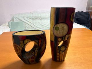 Jarrones de cerámica decorativos