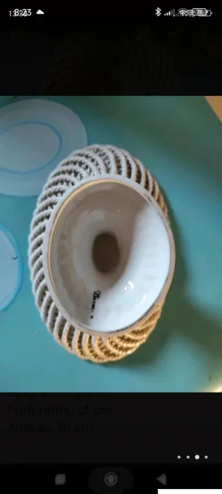 Alzatina Vero Vintage Fiorito Multicolore