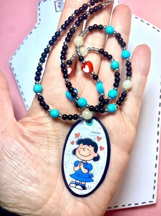 Parure Snoopy: Collana e Orecchini