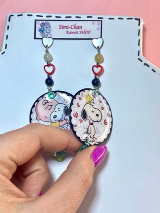Parure Snoopy: Collana e Orecchini