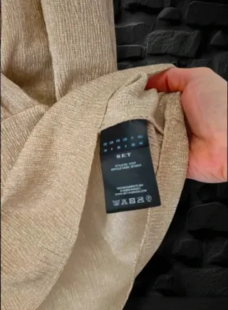 SET Camicetta oro elegante taglia S