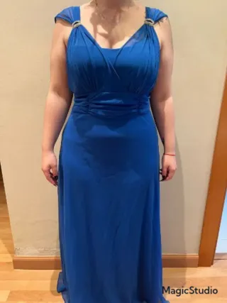 Vestido de fiesta azul