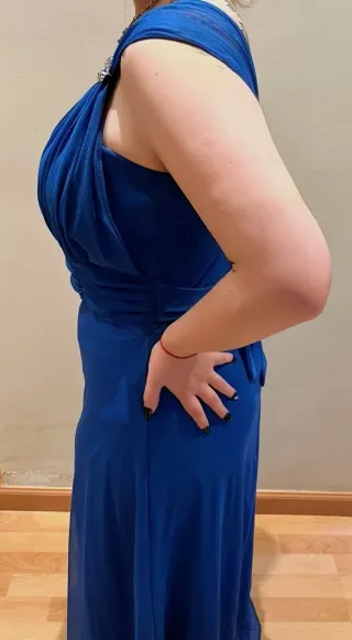 Vestido de fiesta azul