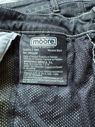 Pantalón Moto Moore Quattro 2 Gris talla 34