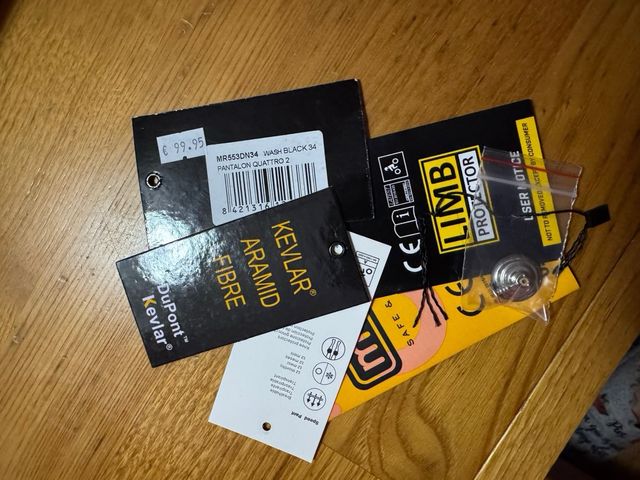 Pantalón Moto Moore Quattro 2 Gris talla 34