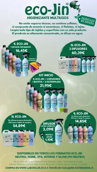 Eco-Jin Limpiador Concentrado Multiusos
