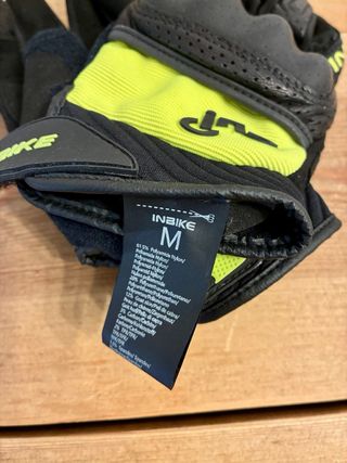 Guantes Moto INBIKE Negro/Amarillo Neón