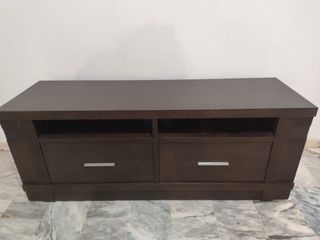 Mueble TV madera marrón