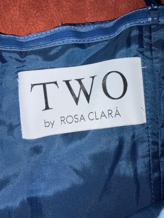 Vestido palabra de honor Rosa Clara