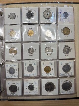 Colección de monedas españolas