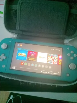 Nintendo Switch Lite Verde 128GB + Juegos