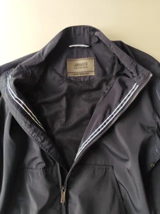 Giubbino leggero blu navy Armani Collezioni