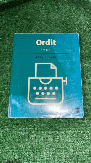 Ordit. Llengua. Batxillerat 2