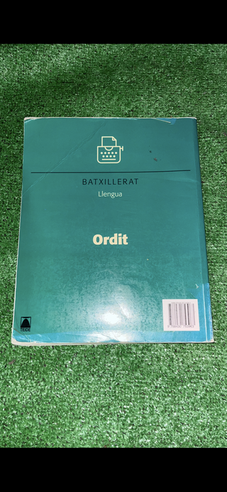 Ordit. Llengua. Batxillerat 2